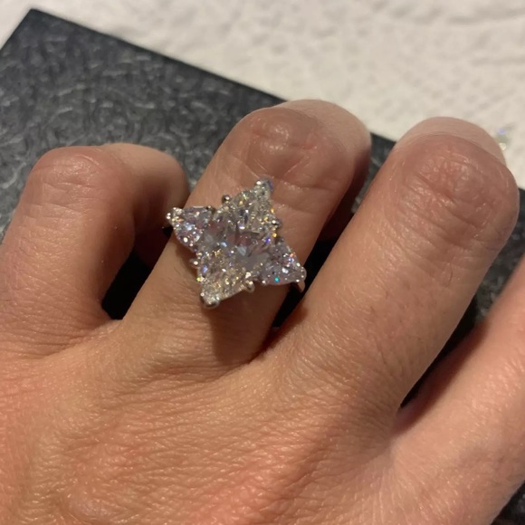 3ct Marquis Cut Ring - Picture 11 of 15